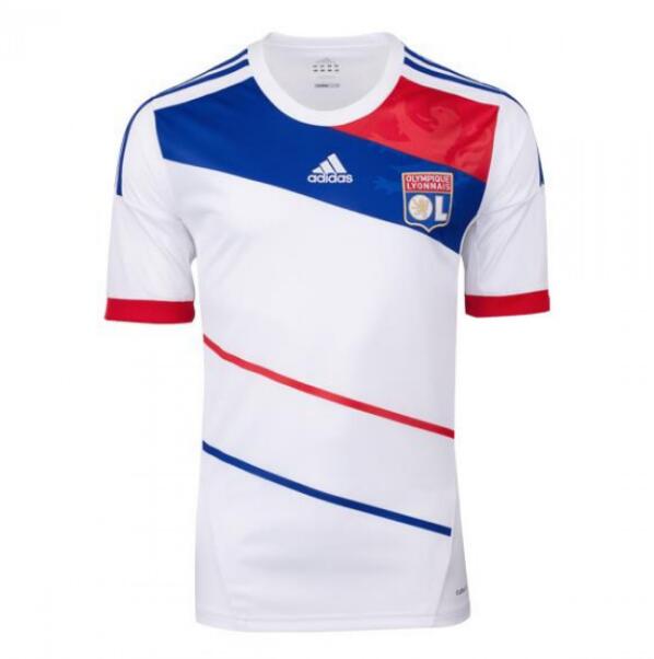 2012-13 Olympique Lyonnais Retro Home Kit Soccer Jersey